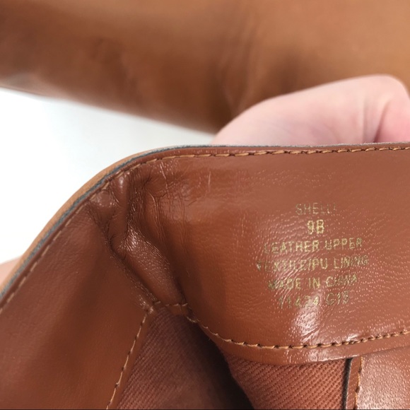 Lauren Ralph Lauren Leather Tan Brown Bootie Sz 9 - Picture 8 of 8